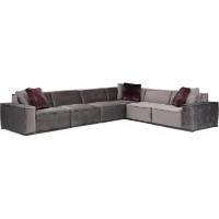 Canapea de colț Trendy Lego 2 L1-O1-O1-C-O1-1R Grey 388x300x76cm GTR003684 imaginea #3 — magazin online Desire.md