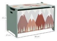 Cutie depozitare pentru jucării U-grow Green Forest (5949494005595) imaginea #2 — magazin online Desire.md