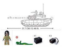 Set de construcție Sluban Tank ZTZ-99AS 950pcs (6938242961954) imaginea #3 — magazin online Desire.md