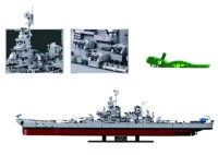 Set de construcție Sluban USS Missouri S 1:350 1739pcs (6938242962579) imaginea #5 — magazin online Desire.md