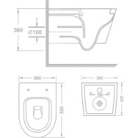 Vas WC Imprese Vltava c06309615 imaginea #2 — magazin online Desire.md
