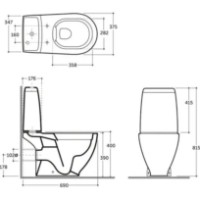 Vas WC Keramin Trino R Slim ML 2-Mode White 1с imaginea #3 — magazin online Desire.md