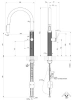 Baterie bucătărie Gessi 316 Kitchen Cesello 60826-727 imaginea #2 — magazin online Desire.md