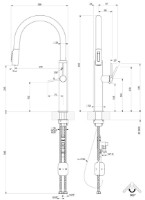 Baterie bucătărie Gessi 316 Kitchen Flessa 60822-708 imaginea #2 — magazin online Desire.md