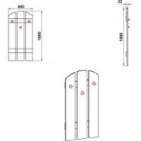 Cuier Компанит В-1 Ателье Светлый imaginea #2 — magazin online Desire.md