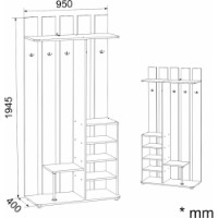 Antreu Компанит Кристина New Stejar Sonoma imaginea #2 — magazin online Desire.md