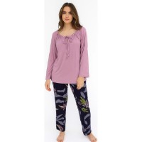 Pijama Bumbacel MPJ10181_3920_M6 Purple, s.XXL