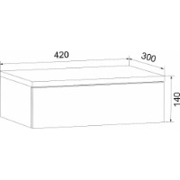 Noptieră Компанит ПКТ-12 New Ателье Светлый imaginea #2 — magazin online Desire.md