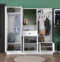 Antreu Trendy M3 1559 White 182.8x179.4x35.5cm GTR001424 imaginea #2 — magazin online Desire.md