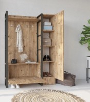 Antreu Trendy ML15-A Pine Atlantic/Black 180x90x34cm GTR001395 imaginea #2 — magazin online Desire.md