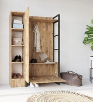 Antreu Trendy ML16-A Pine Atlantic/Black 180x90x34cm GTR001396 imaginea #2 — magazin online Desire.md