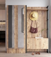 Прихожая Trendy ML18-A Pine Atlantic/Black 180x90x34cm GTR001404