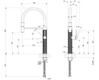 Baterie bucătărie Gessi 316 Kitchen Meccanica 60012-727 imaginea #2 — magazin online Desire.md