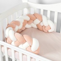 Protectie laterala pentru patut PernaMea Pudra 120x20cm (PM.101756/9) imaginea #4 — magazin online Desire.md