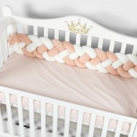 Protectie laterala pentru patut PernaMea Pudra 120x20cm (PM.101756/9) imaginea #5 — magazin online Desire.md