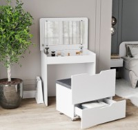 Туалетный столик Компанит Трюмо-12 Нимфея Альба фото №3 — интернет-магазин Desire.md