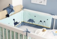 Protectie laterala pentru patut Premaman Dinos (PCI0EB-BLC-UNQ) imaginea #4 — magazin online Desire.md