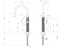 Baterie bucătărie Gessi 316 Kitchen Meccanica 60018-727 imaginea #2 — magazin online Desire.md