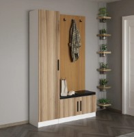 Antreu Trendy Noe 8300 Walnut/Wood 135x210x35cm GTR003991 imaginea #2 — magazin online Desire.md