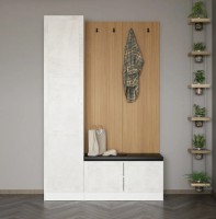 Прихожая Trendy Noe 8306 White/Wood 135x210x35cm GTR003992