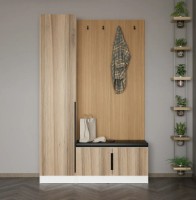 Прихожая Trendy Noe 8312 Walnut/White 135x210x35cm GTR003993 фото №1 — интернет-магазин Desire.md