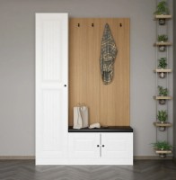 Antreu Trendy Noe 8318 White/Wood 135x210x35cm GTR003994
