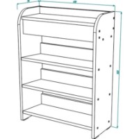 Rafturi pentru pantofi ML-Mobila МЛ-11 600 Санома imaginea #2 — magazin online Desire.md