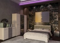 Спальня Yasen Бари 1 Hickory Rockford Light/Graphite Gray