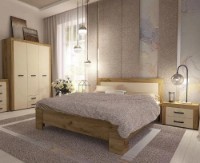 Dormitor Yasen Денвер 4 Oak Kraft Golden/Vanilla