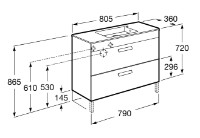 Dulap cu lavoar Roca Debba (A855907806) imaginea #2 — magazin online Desire.md