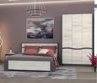 Dormitor Yasen Женева 6 Graphite Gray/Oak Kraft White