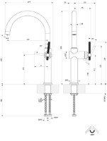Baterie bucătărie Gessi Habito 60670-726 imaginea #2 — magazin online Desire.md