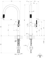 Baterie bucătărie Gessi Habito 60672-031 imaginea #2 — magazin online Desire.md