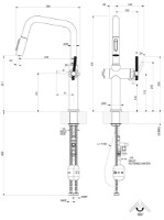 Baterie bucătărie Gessi Habito 60852-299 imaginea #2 — magazin online Desire.md