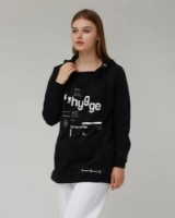 Hanorac damă Bumbacel WH17055_0303H1_M5 Black, s.M imaginea #1 — magazin online Desire.md