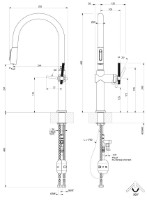 Baterie bucătărie Gessi Habito 60872-149 imaginea #2 — magazin online Desire.md