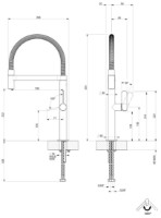 Baterie bucătărie Gessi Helium 50009-149 imaginea #2 — magazin online Desire.md