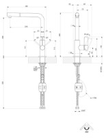 Baterie bucătărie Gessi Helium 50103-299 imaginea #2 — magazin online Desire.md