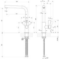 Baterie bucătărie Gessi Helium 50105-031 imaginea #2 — magazin online Desire.md