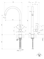Baterie bucătărie Gessi Helium 60075-299 imaginea #2 — magazin online Desire.md