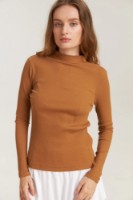 Hanorac damă Bumbacel WM48029K_1128_S6 Brown, s.XL