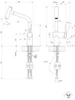Baterie bucătărie Gessi Inedito 60425-149 imaginea #2 — magazin online Desire.md