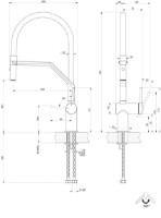 Baterie bucătărie Gessi Inedito 60429-707 imaginea #2 — magazin online Desire.md