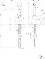 Baterie bucătărie Gessi Inedito 60433-299 imaginea #2 — magazin online Desire.md