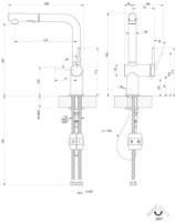 Baterie bucătărie Gessi Inedito 60435-299 imaginea #2 — magazin online Desire.md