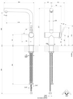 Baterie bucătărie Gessi Inedito 60571-246 imaginea #2 — magazin online Desire.md