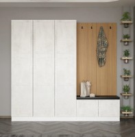 Прихожая Trendy Noe 8308 White/Wood 225x210x35cm GTR004010