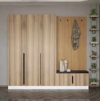 Antreu Trendy Noe 8314 Walnut/White 225x210x35cm GTR004011 imaginea #1 — magazin online Desire.md