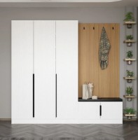 Antreu Trendy Noe 8326 White/Wood 225x210x35cm GTR004013 imaginea #1 — magazin online Desire.md