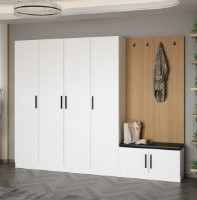 Antreu Trendy Noe 8291 White/Wood 270x210x35cm GTR004016 imaginea #3 — magazin online Desire.md